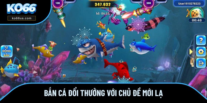 Bắn cá đổi thưởng với chủ đề mới lạ Bắn cá đổi thưởng với chủ đề mới lạ