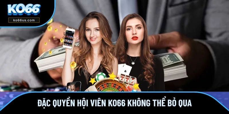 Đặc quyền hội viên KO66 không thể bỏ qua