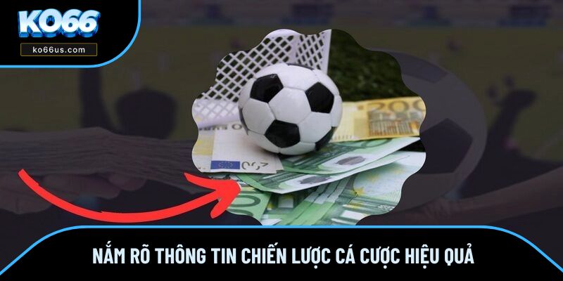 Nắm rõ thông tin chiến lược cá cược hiệu quả Nắm rõ thông tin chiến lược cá cược hiệu quả