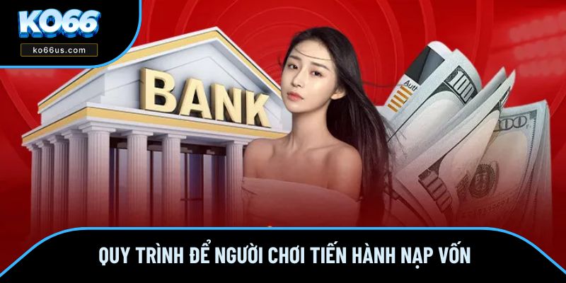 Quy trình để người chơi tiến hành nạp vốn Quy trình để người chơi tiến hành nạp vốn