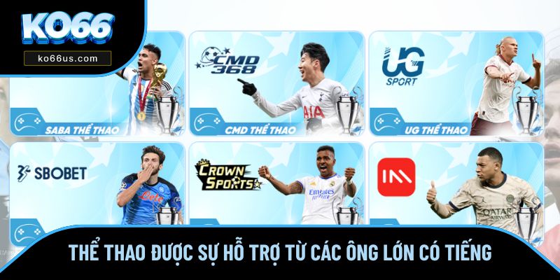 Thể thao được sự hỗ trợ từ các ông lớn có tiếng trong ngành Thể thao được sự hỗ trợ từ các ông lớn có tiếng trong ngành